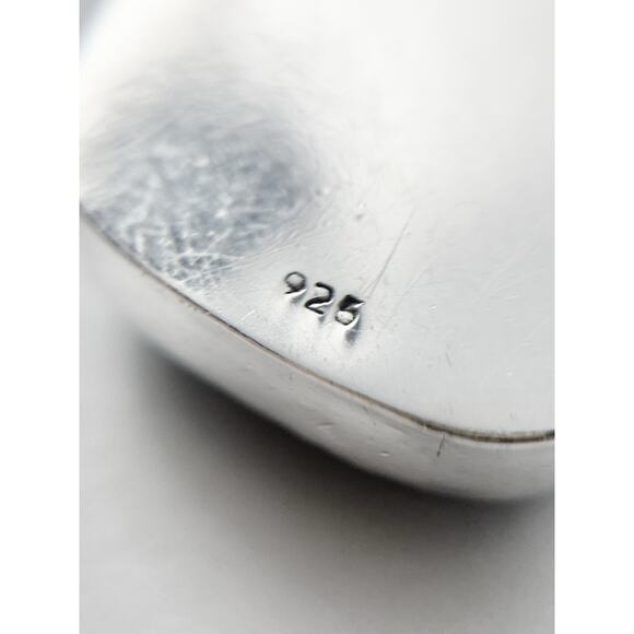 925 Sterling Silver Mosaic Talavera Spanish Mexican Flower Ceramic Tile Pendant - Picture 7 of 7